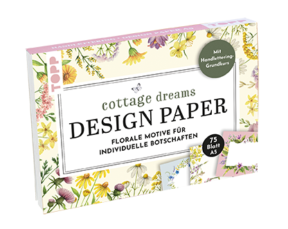 A5 Handlettering Design Paper Block Cottage Dreams